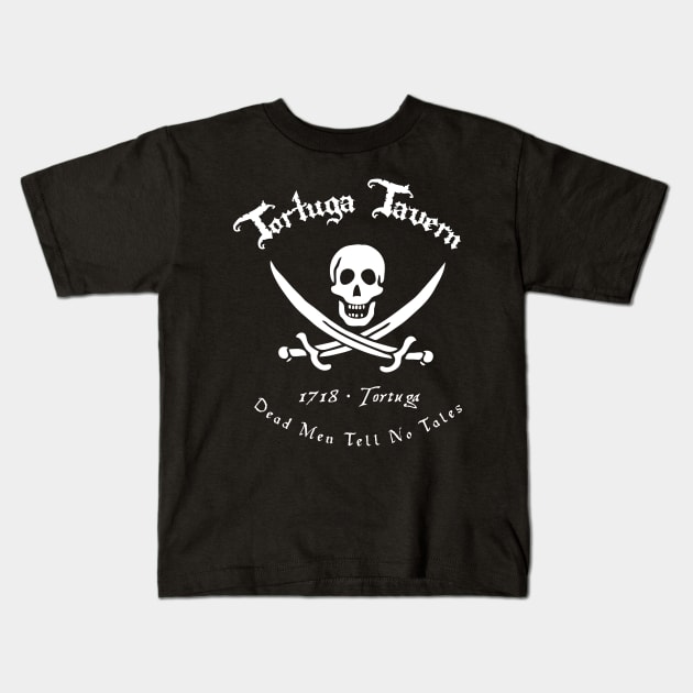 Dead Men Tell No Tales: A Pirates Life Kids T-Shirt by fatbastardshirts